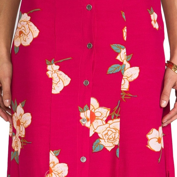🌼NWT🌼 MINKPINK Flower Effect Maxi Skirt - Picture 11 of 12
